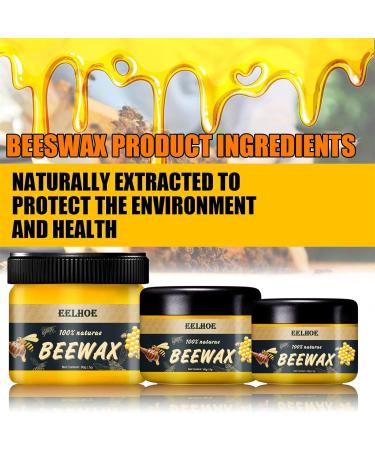 Wood Wax Polish | Beeswax Furniture Care Multipurpose Wood Beeswax for Floor Tables Chairs Cabinets Anti-Dry Dtt Yellow C - Buy Online on GoSupps.com