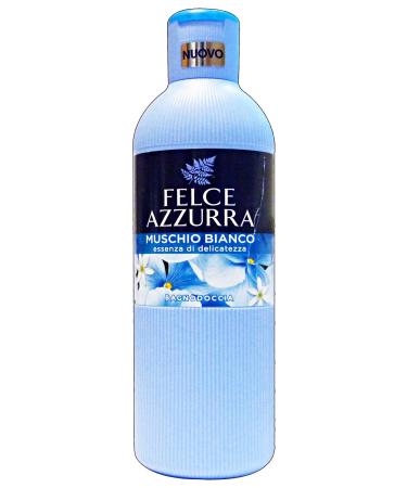 Lot de 12 FELCE AZZURRA Bain Musc Blanc 650 ml Produit Bain Et Douche