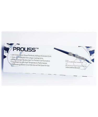 Twister Zebra Print 25mm Tourmaline Ceramic Curling Iron - Perfect Curls & Heat Protection Glove | International Shipping Available - Buy Online on GoSupps.com
