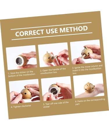 2-Piece Cardboard Moxibustion Box Holder for Moxibusization Sticks - Healeved Container for Moxa Cleaning & Control - Buy Online on GoSupps.com
