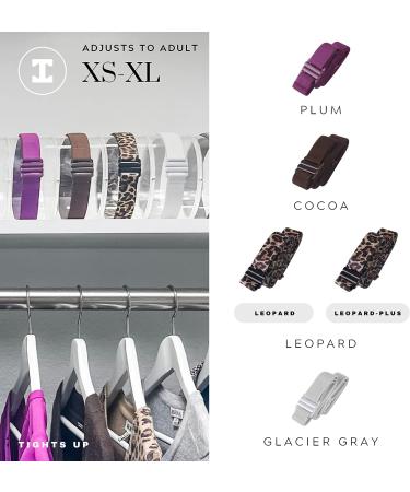 TIGHTS UP Adjustable Stretch Belt - No Show Design for Jeans & Pants | Black Belt Fits USA 00-16 - Buy Online on GoSupps.com