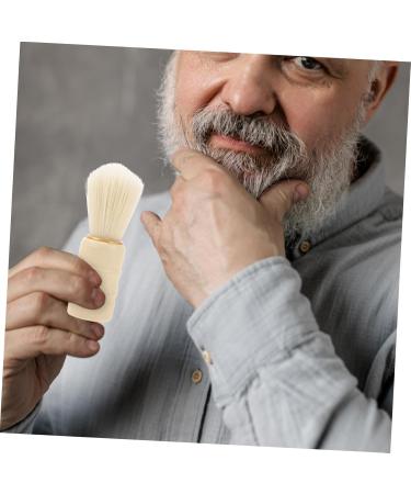 Minkissy Shaving Soap Brush - Neck & Face Hairdressing Brush for Men | Durable Plastic Gift for Grooming - Buy Online on GoSupps.com