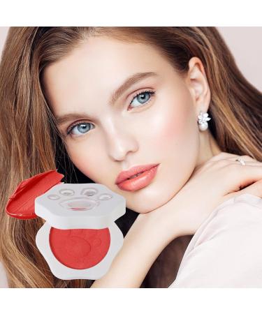  Ziennhu Powder Cream Blusher - Matte Cream Cheek Blusher Matte Lipstick Mud For Cheeks Natural Blush Cream With Cat Claw Pattern To Improve Skin Tone - Buy Online on GoSupps.com