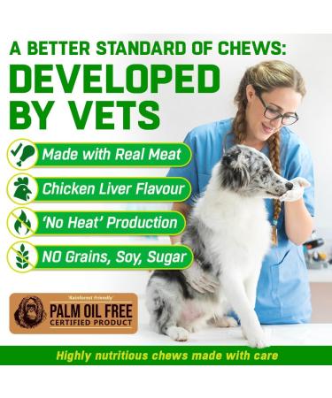 Dog Joint Care Supplements | 150 Chews with Green Lipped Mussel, Glucosamine & Chondroitin | Hemp Oil, MSM, Hyaluronic Acid, Manganese & Vitamins | Aids Stiff Joints | 1 Pot (150 Chews) - Buy Online on GoSupps.com