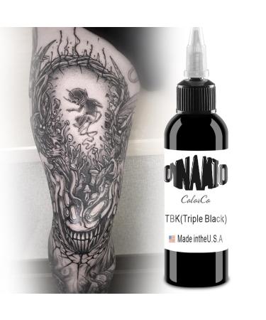 DLDN01 DLDN01 Tattoo Ink Black Tattoo Ink Permanent Body Makeup Cups and Shadows (120ml)