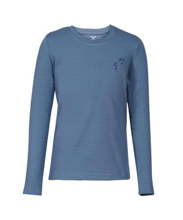 TuffRider Taylor Crew T-Shirt Long Sleeve Child Whimsical Horse Embroidery