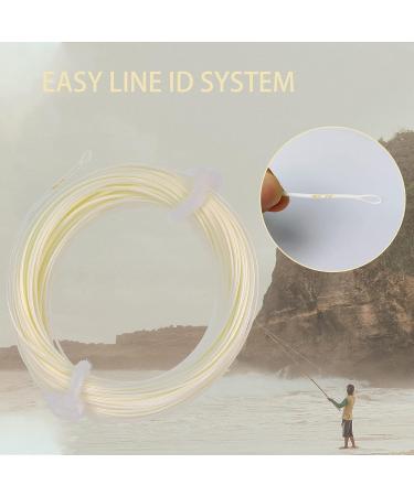 EUPHNG WF2F Floating Fly Line 100FT with Welded Loop & Line ID - All-Purpose Weight Forward Fly Fishing Line in Milk White - Available in Various Sizes 3-7 - Buy Online on GoSupps.com