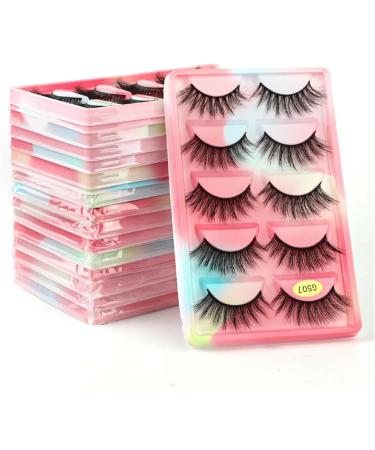 UAMOU 2-50 Boxes Eyelashes faux mink lashes natural 3d mink eyelashes volume false lashes in bulk cilios Cheerfully (Color : 5 Pairs G506CS Size : 10 Boxes) - Buy Online on GoSupps.com
