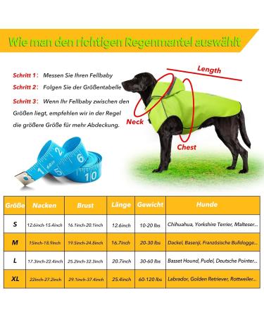 100% Waterproof Dogs Raincoat for Small Dogs | Adjustable Reflective Ultra-Light Rain Jacket with Hood - Buy Online on GoSupps.com