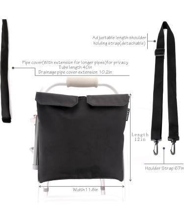 Urine Drainage Bag Holder - Catheter Bag Covers for Urostomy | Adjustable Strap & Storage Pockets - Travel Medical Supplies - Buy Online on GoSupps.com