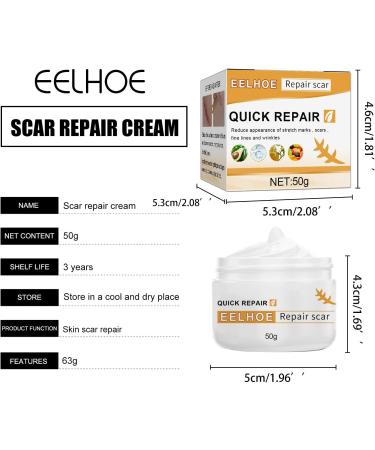 Scar Removal Stretch Marks & Burns Relief Facial Moisturizer - Sensitive Skin | White One Size - Buy Online on GoSupps.com