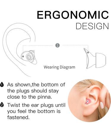 Small Ear Plugs for Kids (8-17) - Noise Reduction & Comfort for Sleeping Concerts & Travel (Size S 2 Pairs - Buy Online on GoSupps.com