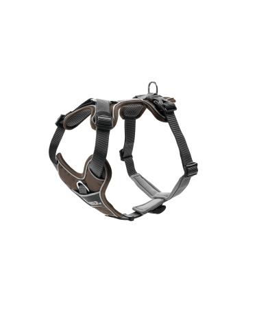 HUNTER dog harness brown/grey 56-73 cm 56 - 73 cm brown/grey