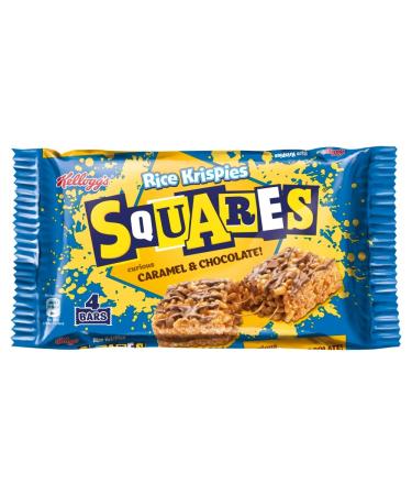 Kellogg's Kelloggs Rice Krispies Caramel and Chocolate Squares 145 g Pack of 18