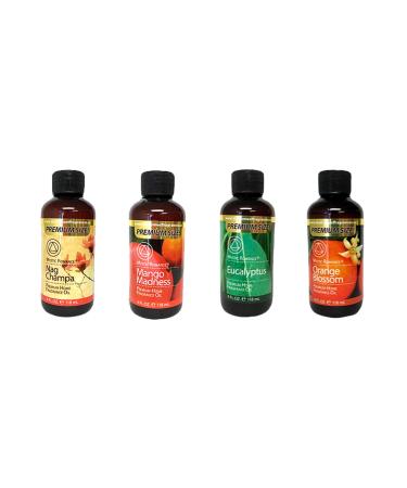 Fragrance oil per 4 Bottles of 4oz