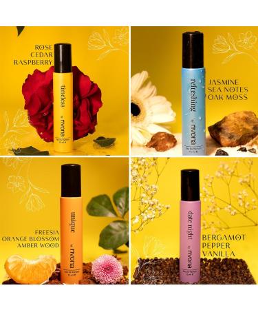Riv'ona Versatile Floral Perfume Gift Set For Men & Women | Fragrances Perfume Set | Long Lasting Eau De Parfum Fragrance | Pack Of 4 X 15Ml | 60ml (2.02 Fl Oz) - Buy Online on GoSupps.com