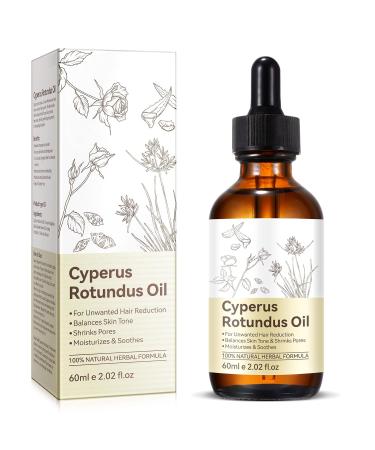 Cyperus Rotundus Oil Natural Cyperus Rotundus Oil for Hair Removal Reduces Unwanted Hair Growth Moisturizes & Soothes The Skin Reducing Body Hair Growth Shrink Pores Suitable for All Skin Types 2.02 Fl Oz (Pack of 1) - Buy Online on GoSupps.com