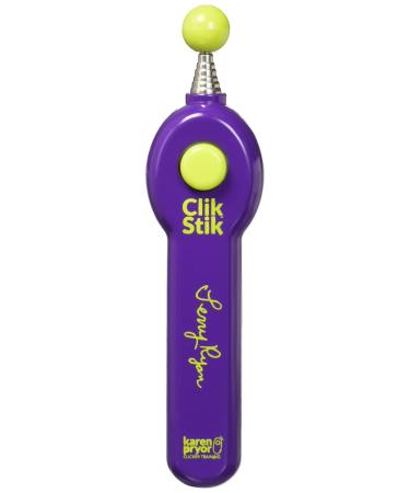 Karen Pryor Clicker Training Terry Ryan Clik Stik for Pet Training Purple - Buy Online on GoSupps.com
