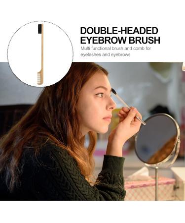 Shop Bamboo Wooden Eyebrow Brush & Eyelash Comb - Eco-Friendly Makeup Tools for Perfect Brows & Lashes - Buy Online on GoSupps.com