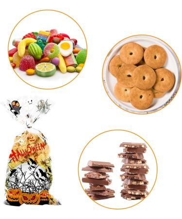 ZZLBZN Halloween Bags for Sweets Halloween Sweets Bags Halloween Cellophane Bags Halloween Cookie Bags Halloween Sweets Bags for Halloween Party Favors - Buy Online on GoSupps.com