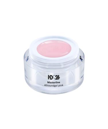 Masterline Allround 1-Phase Gel Pink - Uv/Led - Studio Quality - Made In Germany - 15ml 15ml pink