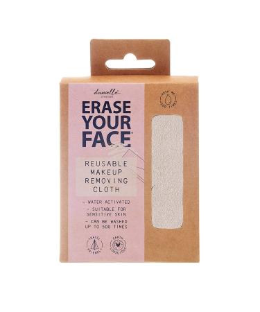 Danielle Creations Erase Your Face Eco Friendly Reusable Make Up Remover Cloth in Nude