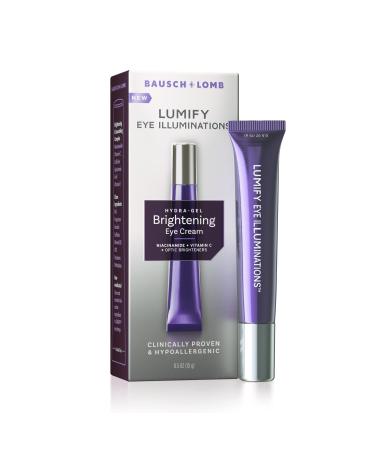 LUMIFY Eye Illuminations Hydra-Gel Brightening Eye Cream  Smoother Looking Skin with Subtle Glow  Contains Vitamin C  Caffeine  Niacinamide & Hyaluronic Acid  Clinically Proven & Hypoallergenic  15 g Eye Cream 0.50 Ounce...