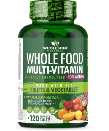Wholesome Wellness Liposomal Vitamin C Capsules (200 Pills 1500mg Buffered) High Absorption VIT C + Whole Food Multivitamin for Women - Natural Multi Vitamins Minerals Organic Extracts Bundle - Buy Online on GoSupps.com