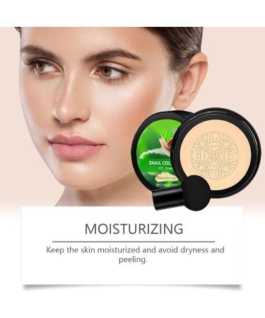CC Cream Foundation Moisture Cushion Concealer Lightweight Blendable Makeup Smooth Hydrating Formula for Dry Oily Sensitive Skin for Harsh Ingredients Routine - Buy Online on GoSupps.com