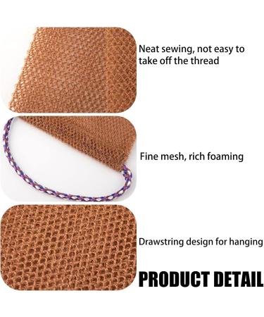 3 Pieces African Exfoliating Net Sponges Long Net Shower Sponges Nylon Scrub Bath Towel for Women Men Body Washing Accessories - Buy Online on GoSupps.com