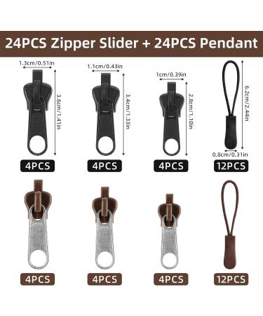 ECLIPSEGUARD 48-Piece Zipper Replacement & Slider Kit | Fix Zippers for Jackets & Cases - Buy Online on GoSupps.com
