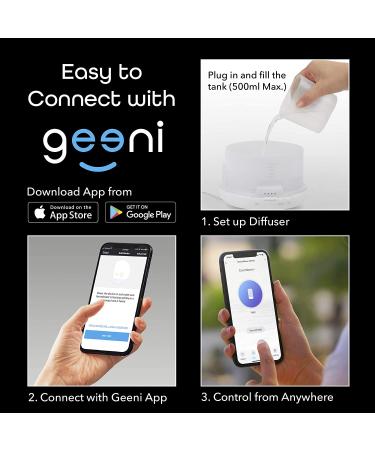 500ml Smart WiFi Essential Oil Diffuser & Humidifier with Alexa & Google Home Control - Buy Online on GoSupps.com