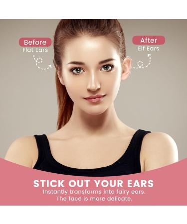 48pcs Elf Ear Stickers - Transparent Silicone Ear Tapes for V-Shaped Face & Ear Training - Posture Corrector Accessory - Buy Online on GoSupps.com