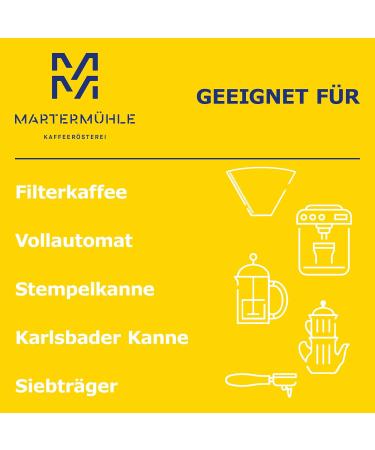  Marterm hle Marterm hle Caf Cr me Sweet Coffee Beans 1kg Arabica Chocolate Flavouring Fully Rolled Coffee Beans Gentle Low Acid - Buy Online on GoSupps.com