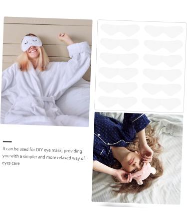 FRCOLOR 60 Sheets Eye Mask Eye Patches Eye Beauty Paper Blackout Eye Cover Warm Eye Compress Eye Treatment Products Reusable Eye Pads Non-woven Fabric Facial Mask Invisible Sticker White - Buy Online on GoSupps.com