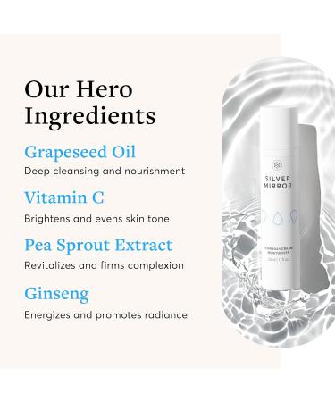 Everyday Cream Moisturizer (1.7 Fl Oz) Face Moisturizer Long Lasting Hydration to Plump and Protect Fast Absorbing Face Cream for Women for All Skin Types By Silver Mirror. - Buy Online on GoSupps.com