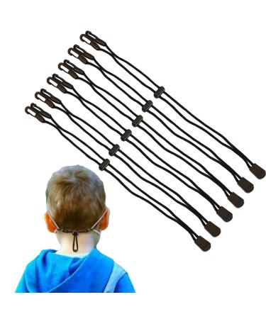 6PCS Adjustable Lanyard Strap Ear Savers for Kids, Extenders Holder with Clips Around Neck, for Ear Pressure Relief Convenient, by Lorvain