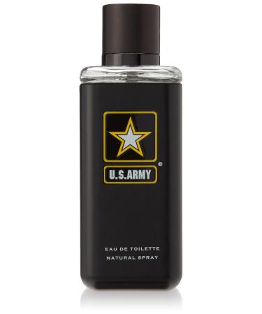 New Brand US Army Black Eau de Toilette Spray for Men 3.3 Ounce