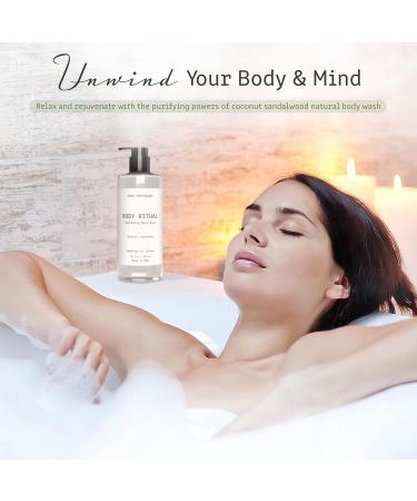 Muse Bath Apothecary Coconut Sandalwood Body Wash - Hydrating Aromatherapy Body Wash for Women & Men - 32oz (2 Pack) - Buy Online on GoSupps.com