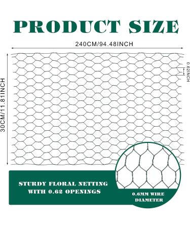 Floral Wire Netting for DIY Floral Arrangements - 2 Sheets (12 x 96 Inch) - Buy Online on GoSupps.com