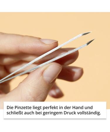 Rubis Universal Eyebrow Tweezers - Straight Tip Pink | Perfect for Plucking Eyebrows | International Shipping - Buy Online on GoSupps.com