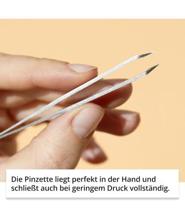 Rubis Gold Tweezers - Precision Eyebrow Plucking | Professional Fine & Pointed Sloping Tips for Hair Removal - International Shipping - Buy Online on GoSupps.com