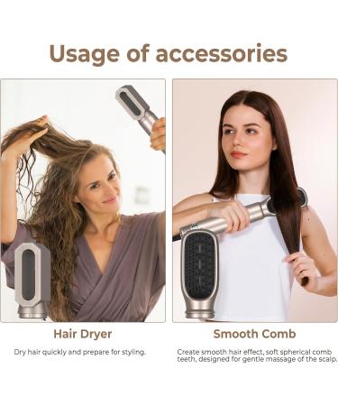 Airstyler 6 in 1 - Ukliss Fhnbrush Hair Dryer & Curler | Volume Smooth & Curl for Gorgeous Hair - Buy Online on GoSupps.com