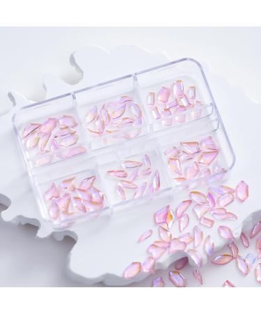 FEIlei Nail Crystals Rhinestones Flat Back Nail Diamonds Crystal Nail Gems Jewels Stone - Buy Online on GoSupps.com