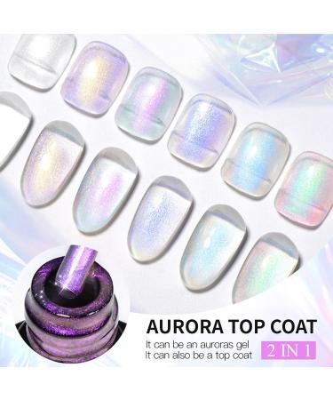 Gel Nail Polish Set 3 Colors Pearl Gel Nail Varnish Aurora White Pink Shimmer Galaxy Nail Gel Mermaid Pearlescent Gel Polishes UV/LED Soak-Off Nail Polish for Nail Art DIY Home - Buy Online on GoSupps.com