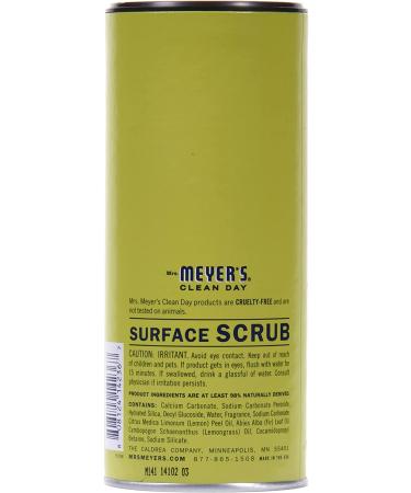 Mrs. Meyer's Non-Scratch Multi-Surface Scrub - Lemon Verbena, 11 oz - Grime Remover for Kitchen & Bathroom - Buy Online on GoSupps.com