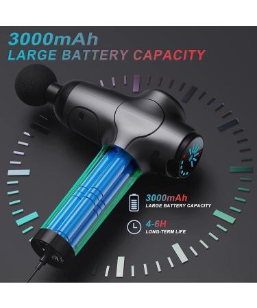 Cotsoco Massage Gun - Deep Tissue Percussion Muscle Massager for Athletes | Super Quiet & Portable Electric Device with 12 Heads - Black - Buy Online on GoSupps.com