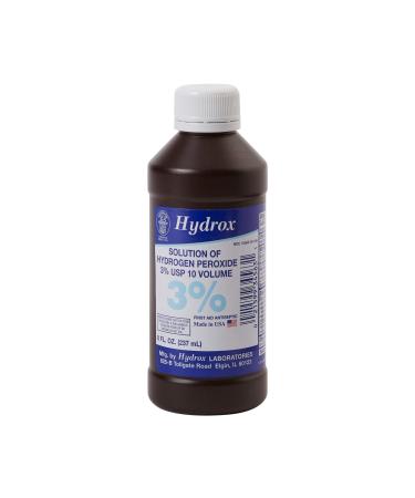 McKesson Antiseptic Hydrogen Peroxide 3% Strength 8oz Bottle (1 Bottle)