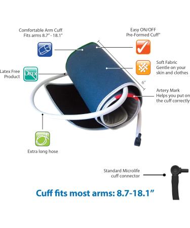 Buy Microlife SureFit+ Blood Pressure Cuff - Accurate Comfortable & International Shipping Available - Buy Online on GoSupps.com