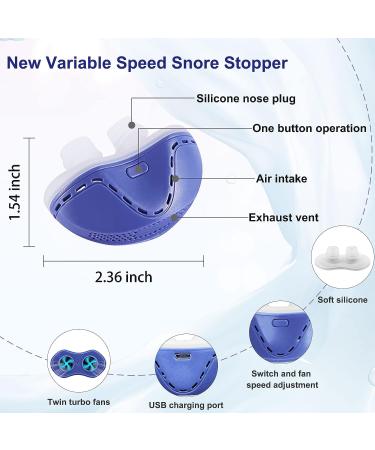 XmnDaue Electronic Anti Snoring Device - 3 Adjustable Wind Speeds for Air Purifier Filter - Better Sleep and Reduced Snoring - Buy Online on GoSupps.com